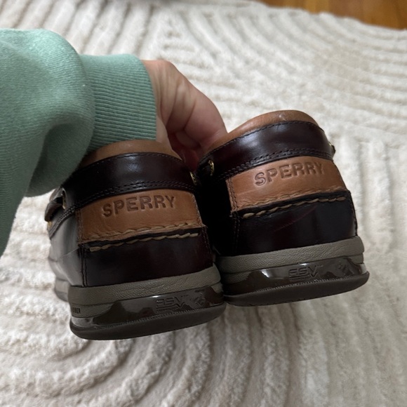 Sperry Dark Brown Leather Loafers